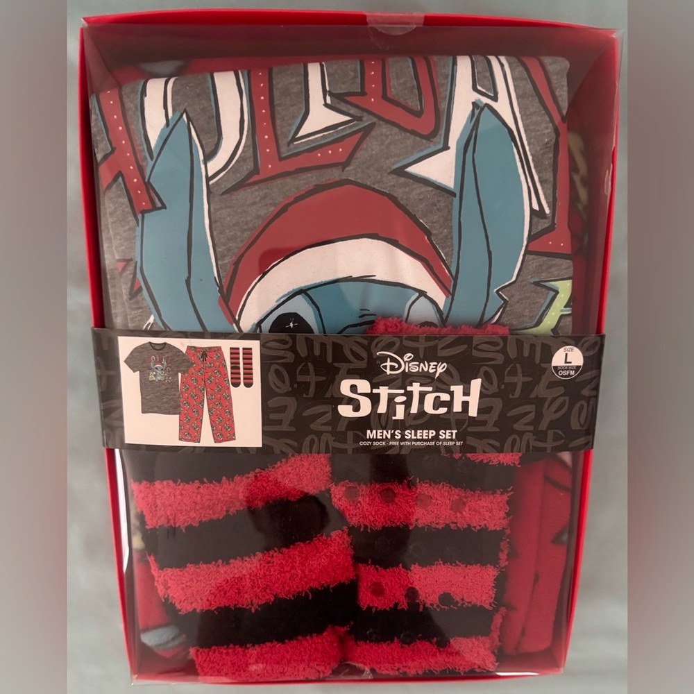Disney Stitch Men's Sleep Set - Picture 9 of 9